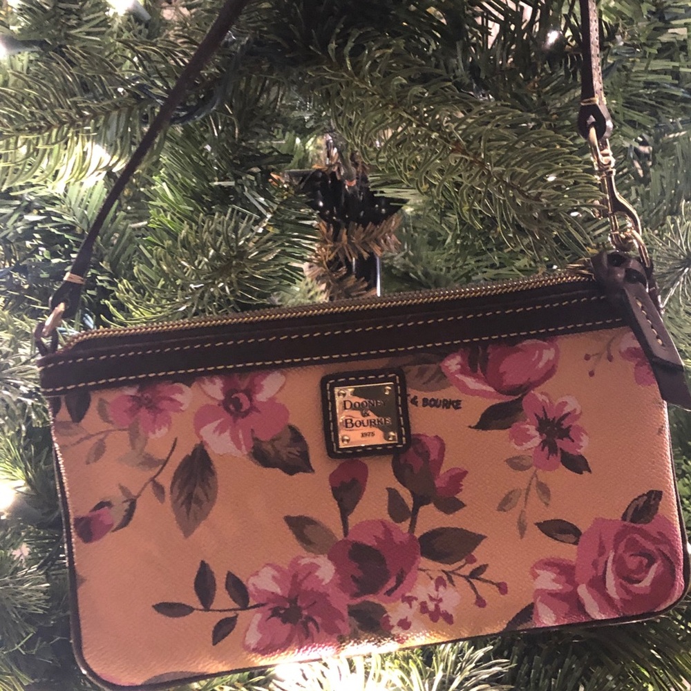 Dooney Cabbage Rose Wristlet